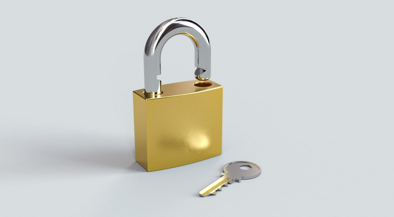 A metallic padlock, symbolising account security.