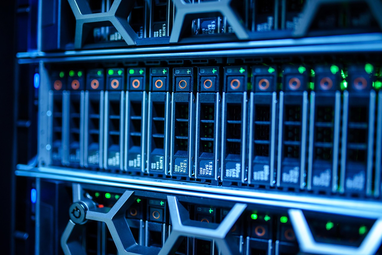 Server hardware in a data centre