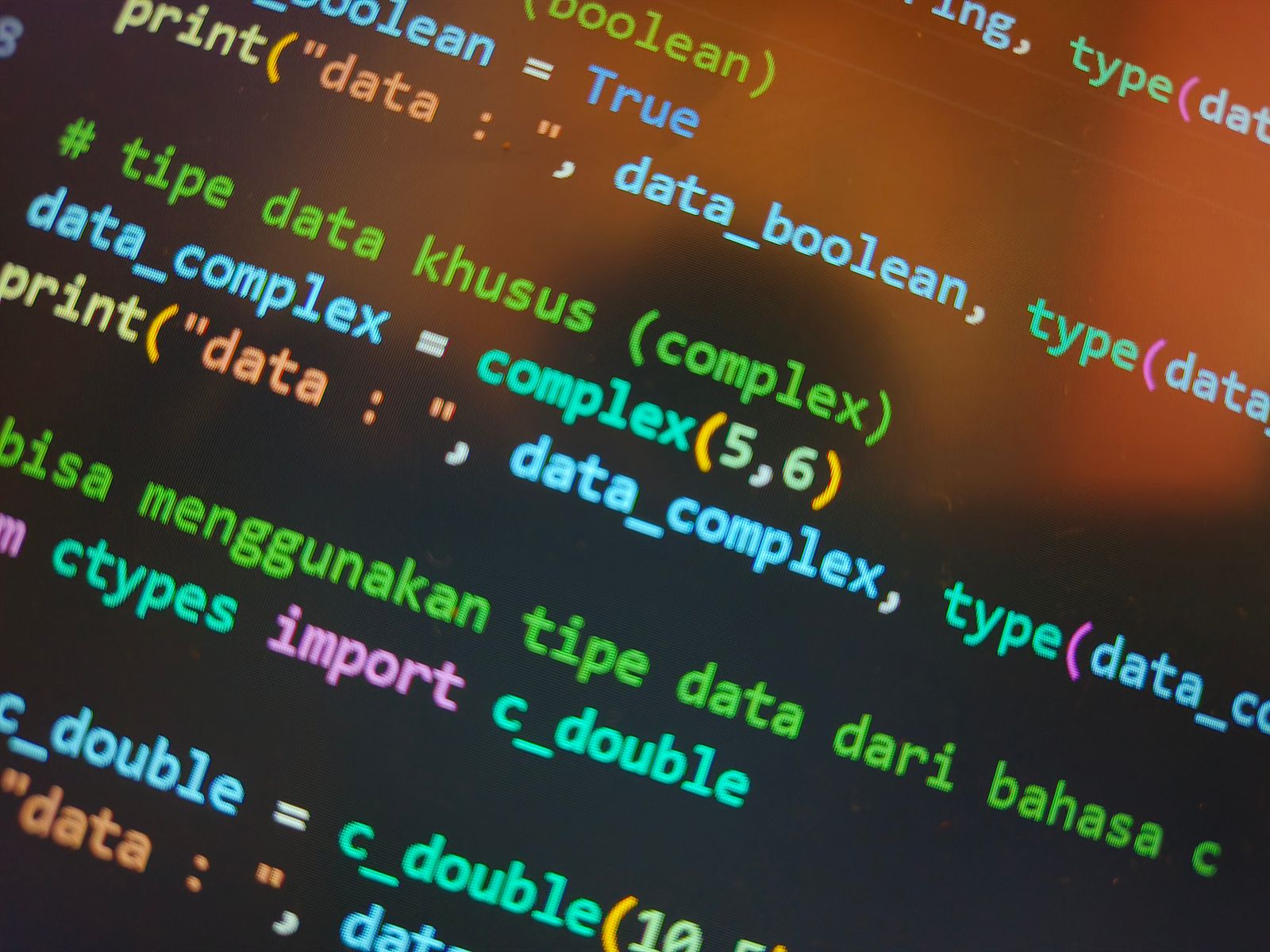 Syntax-highlighted source code on a dark screen in a code editor