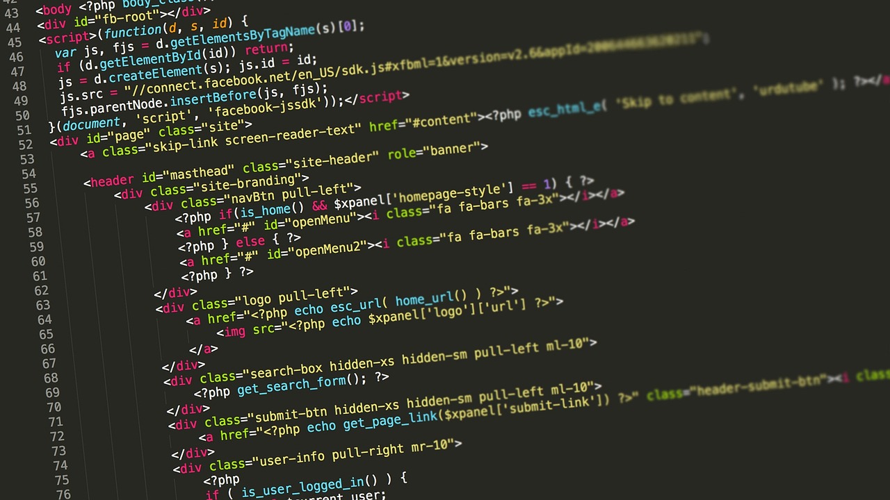 Markup code in an editor